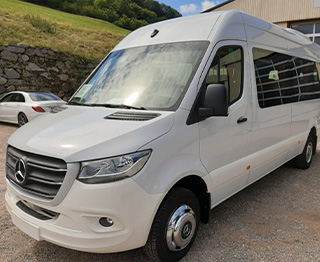 convoyage minibus mercedes blanc>