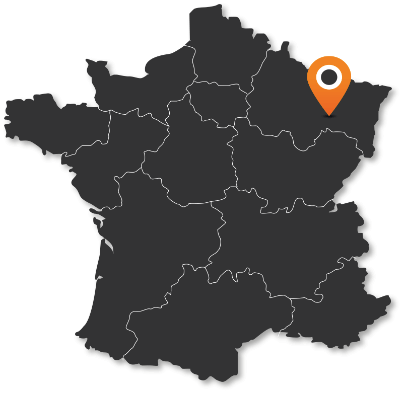 carte France des points de stockage disponibles